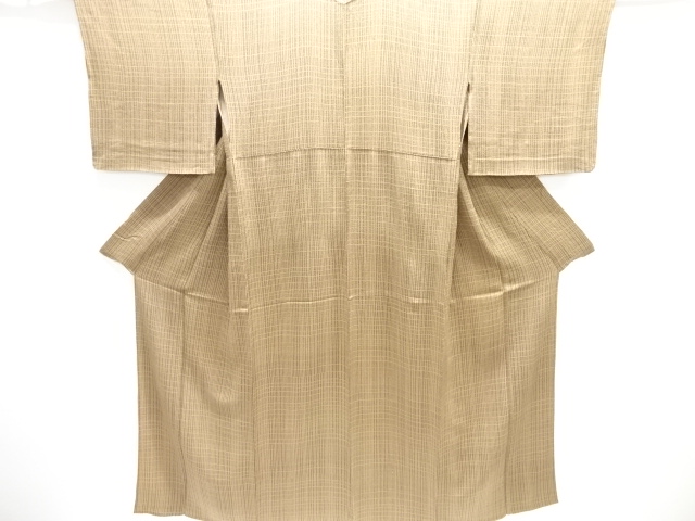 JAPANESE KIMONO / KOMON / CHIRIMEN / ABSTRACT GRID